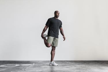 Nobull Heavyweight Pocket Men's T Shirts Black | Australia (RO0465)